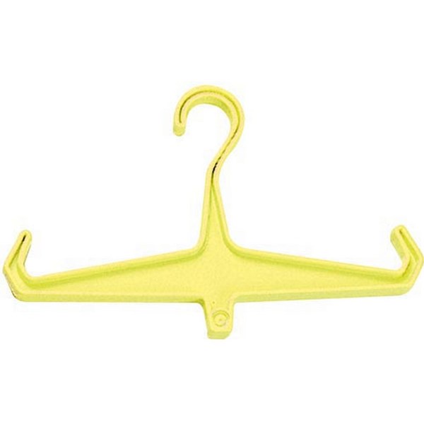 Aropec HG-D3 BC Plastic Hanger with 360 Degree Swivel (Yellow)