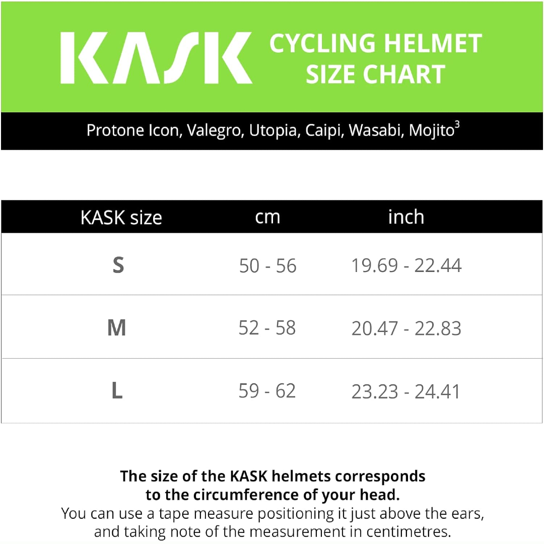 Kask Valegro Road Cycling Helmet - Matte Black (62 L)