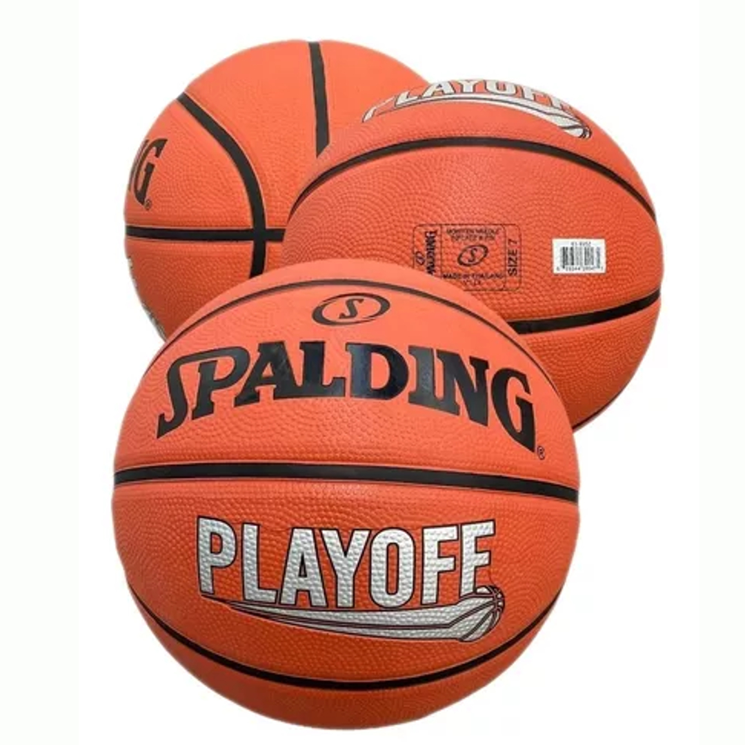 Spalding Playoff Outdoor Rubber Basketball (Size 7)