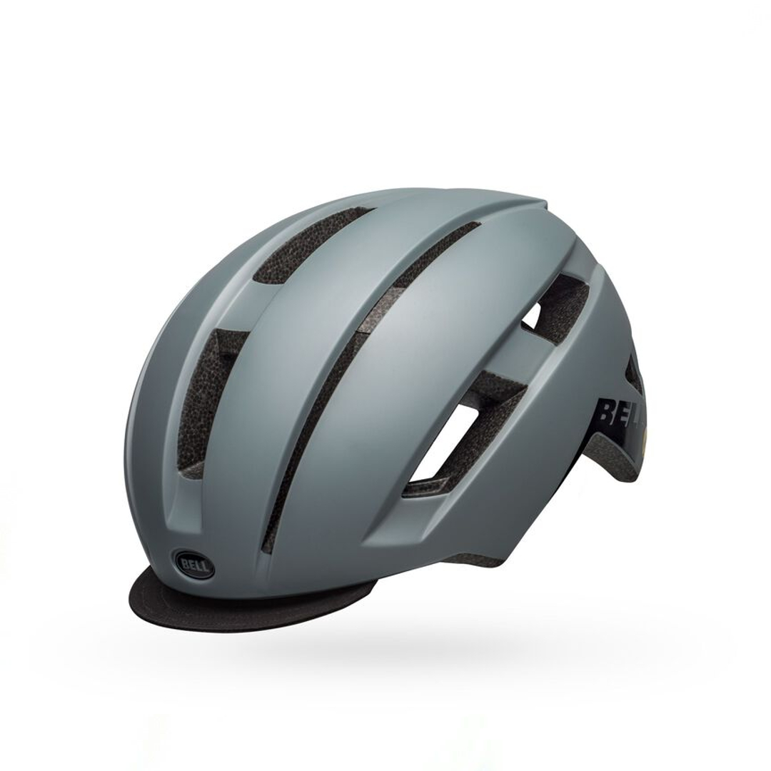 Bell 7137705 Daily Commuter LED MIPS Bike Helmet - New Universal  - Matte Grey / Black - S/M (50-57cm)