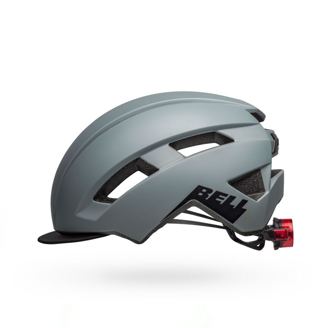 Bell 7137705 Daily Commuter LED MIPS Bike Helmet - New Universal  - Matte Grey / Black - S/M (50-57cm)