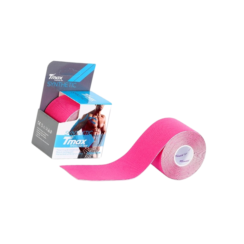 Tmax Rayon Kinesiology Tape 5cm X 5m (Pink)