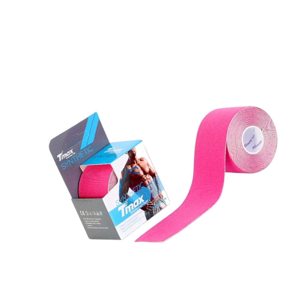 Tmax Rayon Kinesiology Tape 5cm X 5m (Pink)