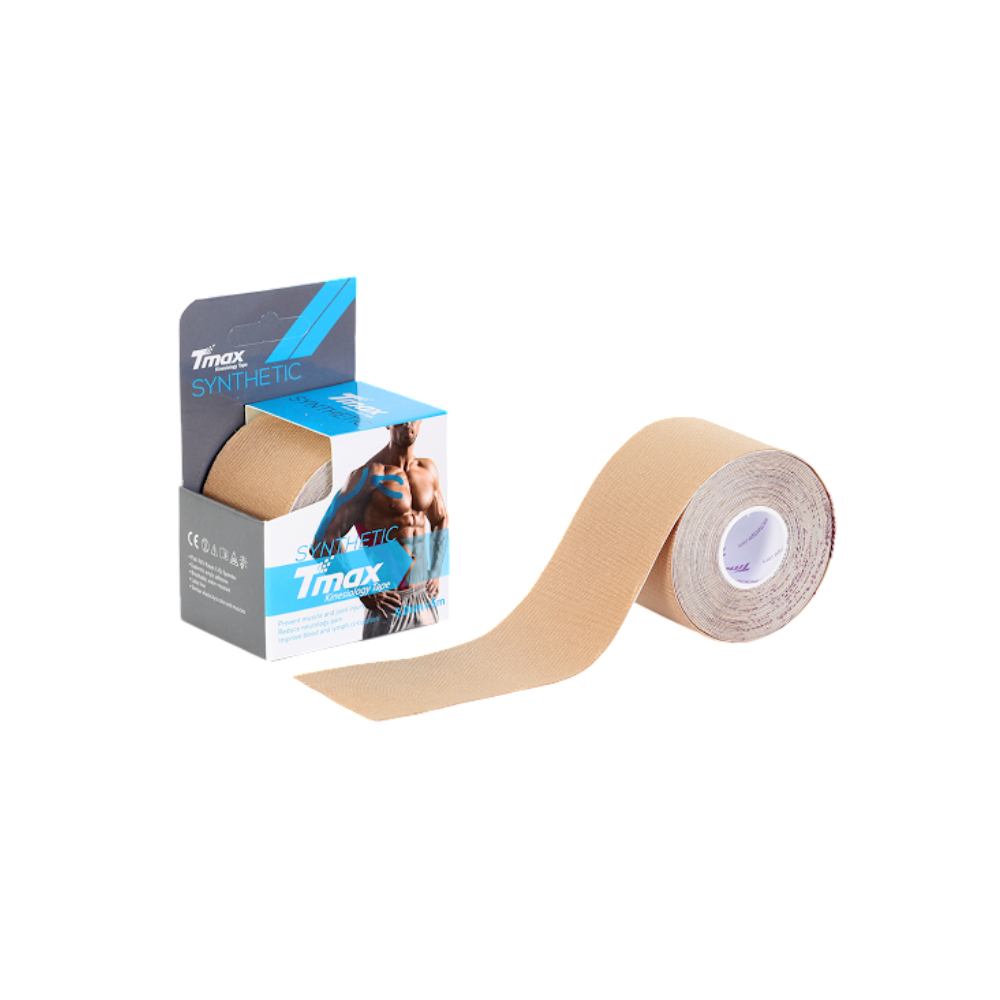 Tmax Rayon Kinesiology Tape 5cm X 5m (Beige)