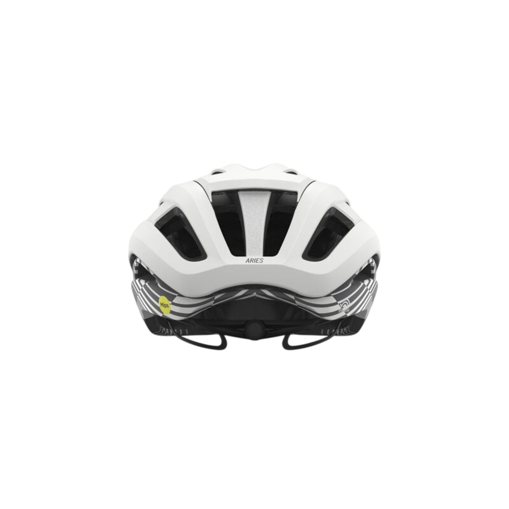 Giro Aries Spherical Aero Road Helmet - Matte White Charcoal (Small)