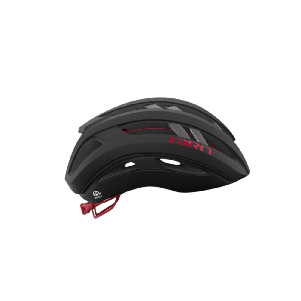 Giro Aries Spherical Helmet - Matte Carbon/Red (Large)