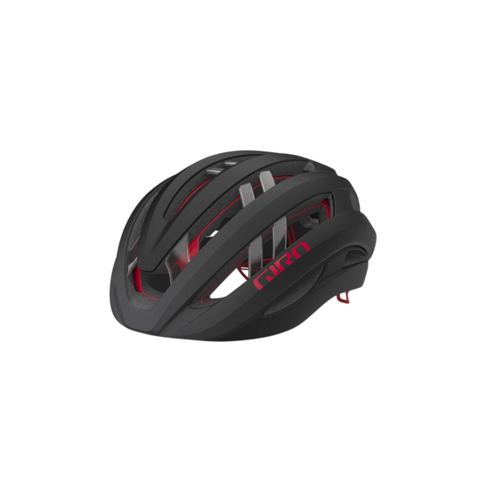 Giro Aries Spherical Helmet - Matte Carbon/Red (Large)