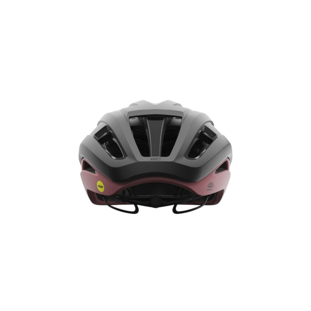 Giro Aries Spherical Helmet - Matte Metallic Coal/Dusty Rose (Large)