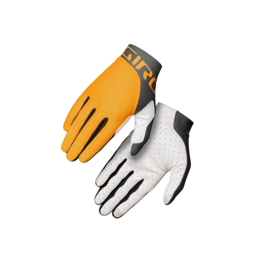 Giro Trixter LF MTB Gloves - Glaze Yellow / Portaro Grey (Medium)