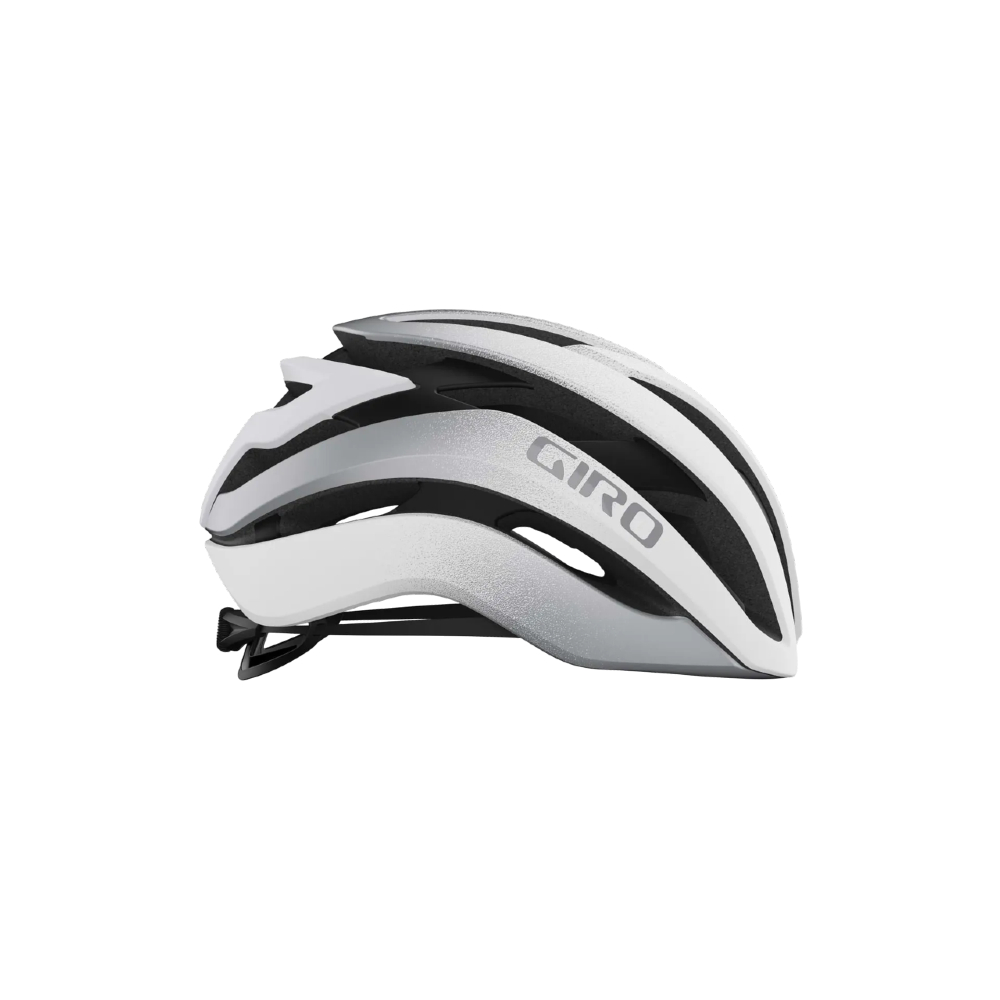 Giro Cielo MIPS Cycling Road Helmet - Matte White/Silver Fade (Large)