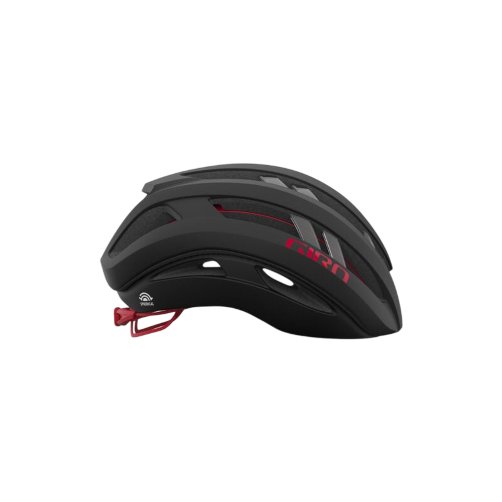 Giro Aries Spherical Helmet - Matte Carbon/Red (Small)