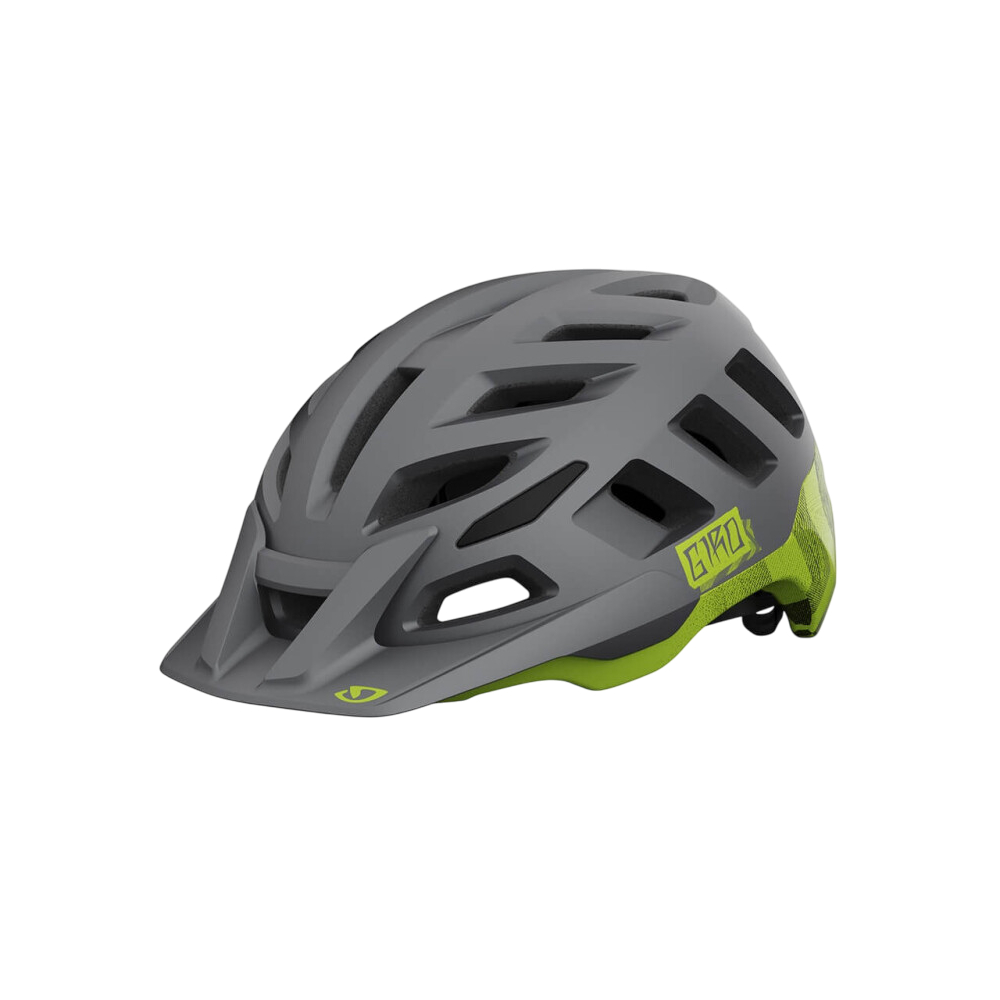 Giro Radix MTB Helmet - Matte Metallic Black/Ano Lime (Medium)