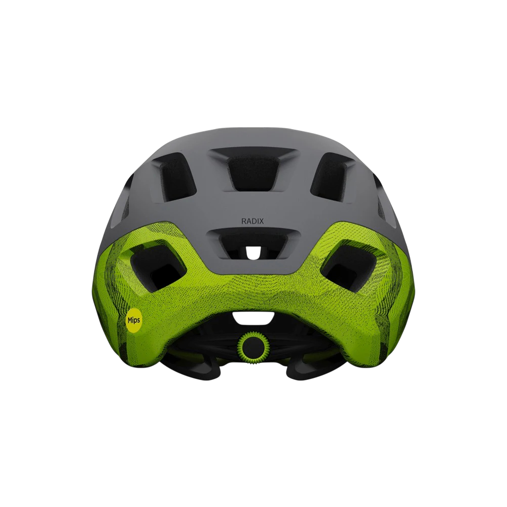 Giro Radix MTB Helmet - Matte Metallic Black/Ano Lime (Medium)