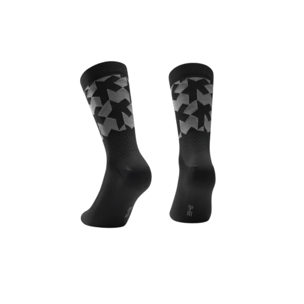 ASSOS Monogram Socks EVO - Black (Size 0)