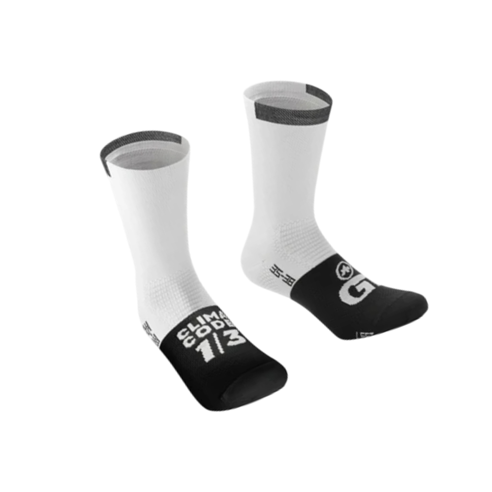 ASSOS GT Socks C2 - Holy White (Size 0)