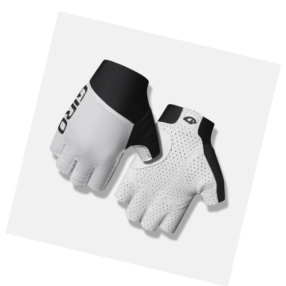 Giro Zero Cool Skin Gloves - White (Medium)