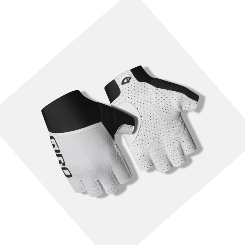 Giro Zero Cool Skin Gloves - White (Medium)