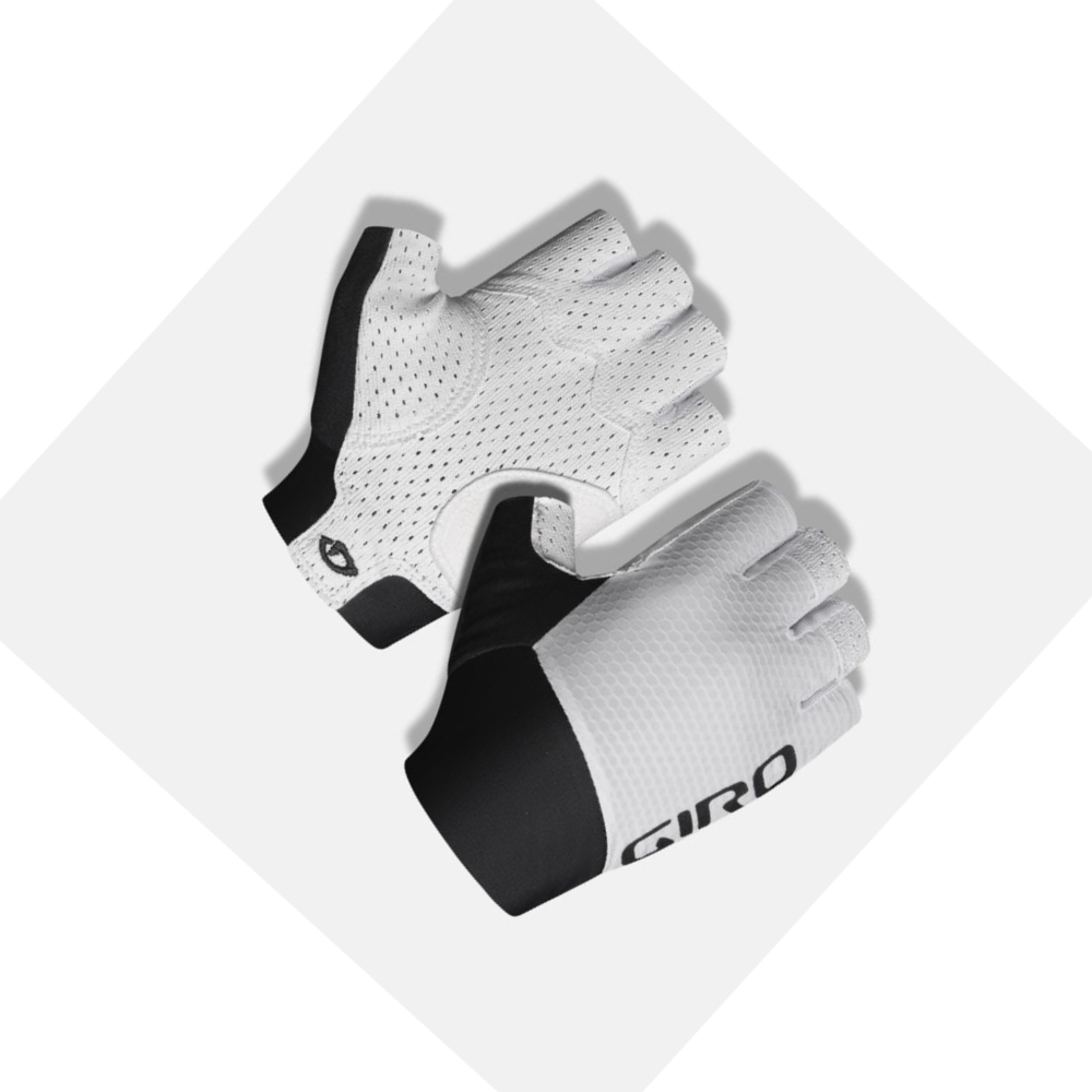 Giro Zero Cool Skin Gloves - White (Medium)