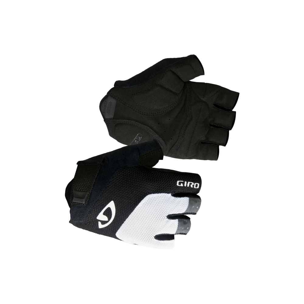 Giro Bravo Gel Gloves - White/Black (Small)