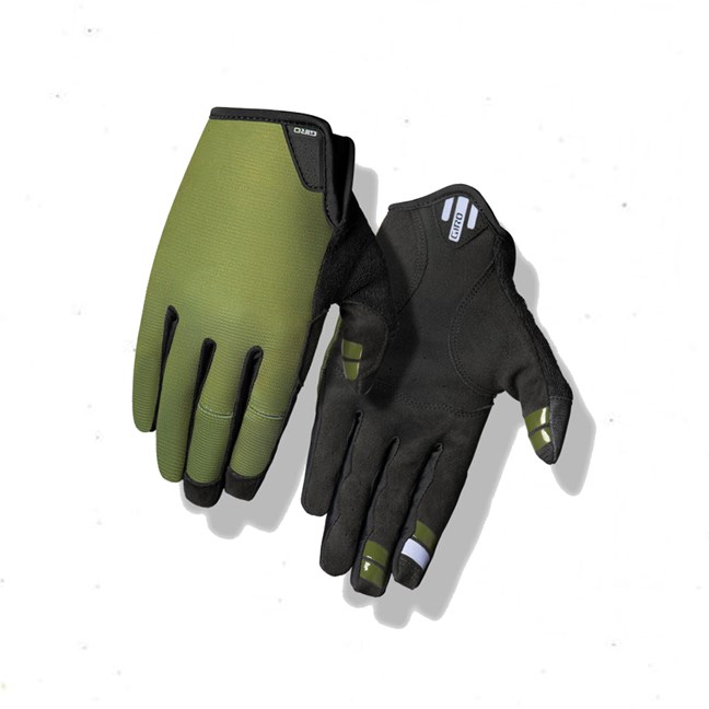 Giro LA DND Women's Cycling Gloves - Trail Green/Lavender Grey (Medium)