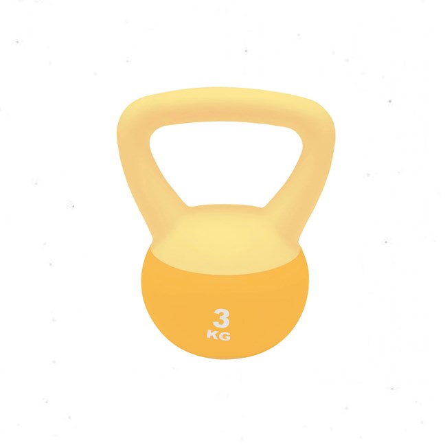 Body Sculpture - Soft Kettlebell,(3'kg)