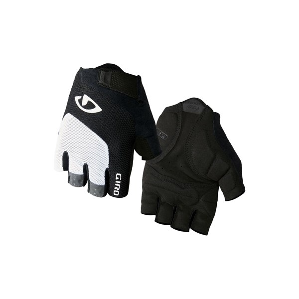 Giro Bravo Gel Gloves - White/Black (Small)