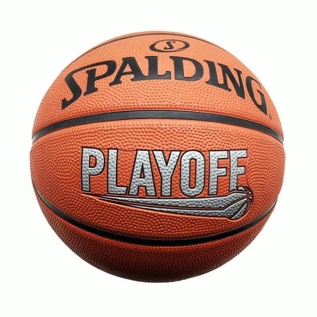 Spalding Playoff Outdoor Rubber Basketball (Size 7)